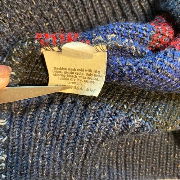 Jantzen Vintage Buttoned Knit Vest, Size Large - Picture 4 of 8